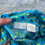 Load image into Gallery viewer, Vintage Basic Editions Blue Floral Outfit 24 Months
