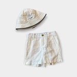 Load image into Gallery viewer, Janie and Jack White Nautical White Bucket Hat 18-24 Months
