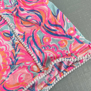 Lilly Pulitzer Girls Pink Pout Too Much Bubbly Chela Short XL 12-14