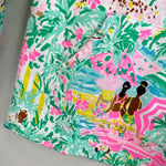 Load image into Gallery viewer, Lilly Pulitzer Girls UPF 50+ Little Skipper Popover Multi Lets Get Together L 8-10
