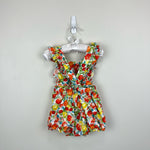 Load image into Gallery viewer, Luli &amp; Me Ruffle Fruit Sun Suit Romper 18 Months

