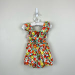 Load image into Gallery viewer, Luli &amp; Me Ruffle Fruit Sun Suit Romper 18 Months
