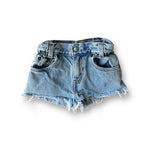 Load image into Gallery viewer, Vintage Levi's Cinched Waist Cut Off Blue Jean Shorts 6
