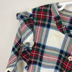 Load image into Gallery viewer, Vineyard Vines Girls' Soft Twill Ruffle Top Royal Stewart Marsh Medium NWT
