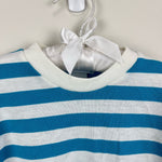 Load image into Gallery viewer, Vintage OshKosh B&#39;gosh Striped Blue Tee 4T USA
