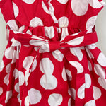 Load image into Gallery viewer, Vintage Samara Red White Polka Dot Party Dress 3T
