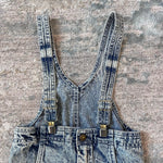 Load image into Gallery viewer, Vintage OshKosh B'gosh Acid Wash Suspender Overalls 4T USA
