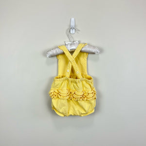 Ralph Lauren Yellow Ruffle Romper 6 Months