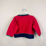 Load image into Gallery viewer, Vintage Feetje Ski Bear Sweatsuit Outfit Red Navy 86 cm 24 Months
