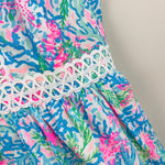 Load image into Gallery viewer, Lilly Pulitzer Girls Mini Franci Dress Multi Coral Bay Small 12
