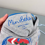 Load image into Gallery viewer, Mini Boden Crocodile Surf Short Sleeve Gray T-Shirt 5-6
