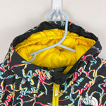 Load image into Gallery viewer, The North Face Snowquest Insulated Ski Jacket TNF Black Animal Camo Print 4T
