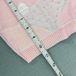 Load image into Gallery viewer, Vintage Kids Exchange Pink Ruffle Snow Day Sweater 6 Months
