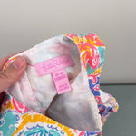 Load image into Gallery viewer, Lilly Pulitzer Infant Shift Dress Light Iris Blue Written in the Sun QR 12-18 Months
