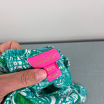 Load image into Gallery viewer, Lilly Pulitzer Girls Mini Delaney Dress Botanical Green Safari Sangria XS 2-3

