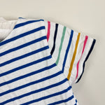 Load image into Gallery viewer, Mini Boden Every Day Breton Tee Multi Stripes 7-8
