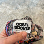 Load image into Gallery viewer, Vintage Oobee Doobee Black Paisley Floral Leggings 24 Months USA

