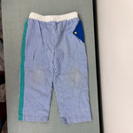 Load image into Gallery viewer, Vintage Blue Striped Pants 2T USA

