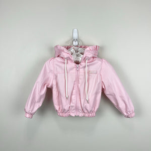 Vintage OshKosh B'gosh Pink Hooded Windbreaker 12 Months USA