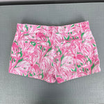Load image into Gallery viewer, Lilly Pulitzer Girls Mini Callahan Shorts Prep Green Pink Colony Small 7
