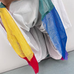 Load image into Gallery viewer, Hanna Andersson Long Sleeve Rainbow Tulle Dress 120 cm 6-7
