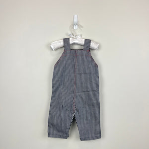 Vintage Healthtex Striped Overalls 9 Months USA