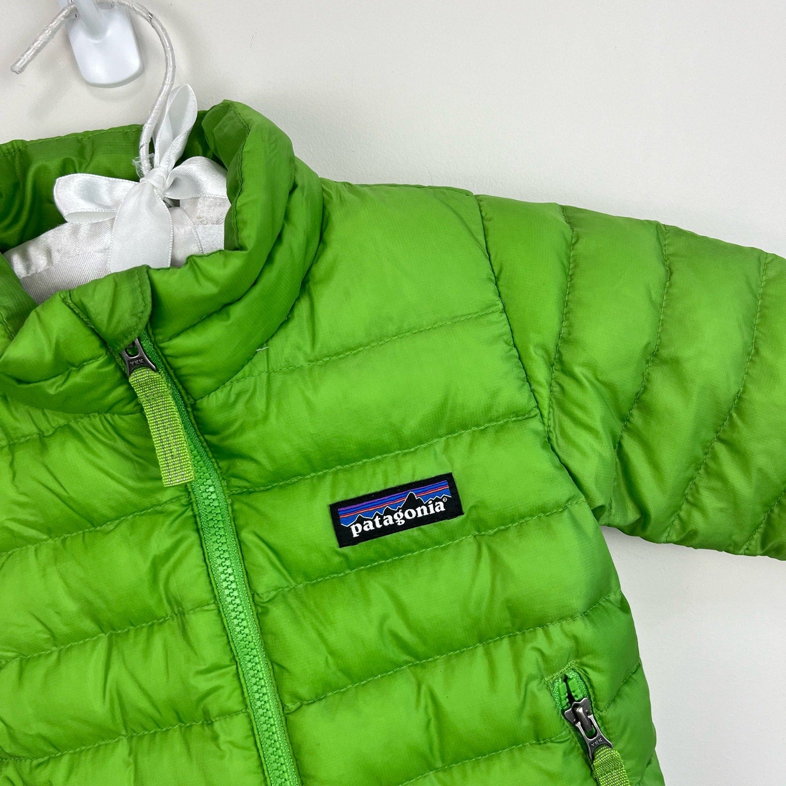 Patagonia Baby Down Sweater Coat Green 3-6 Months