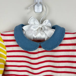 Mini Boden Cozy Striped Pocket Dress 6-12 Months