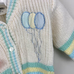 Load image into Gallery viewer, Vintage Two Piece Teddy Bear Balloon Sweater Set Baby Boy

