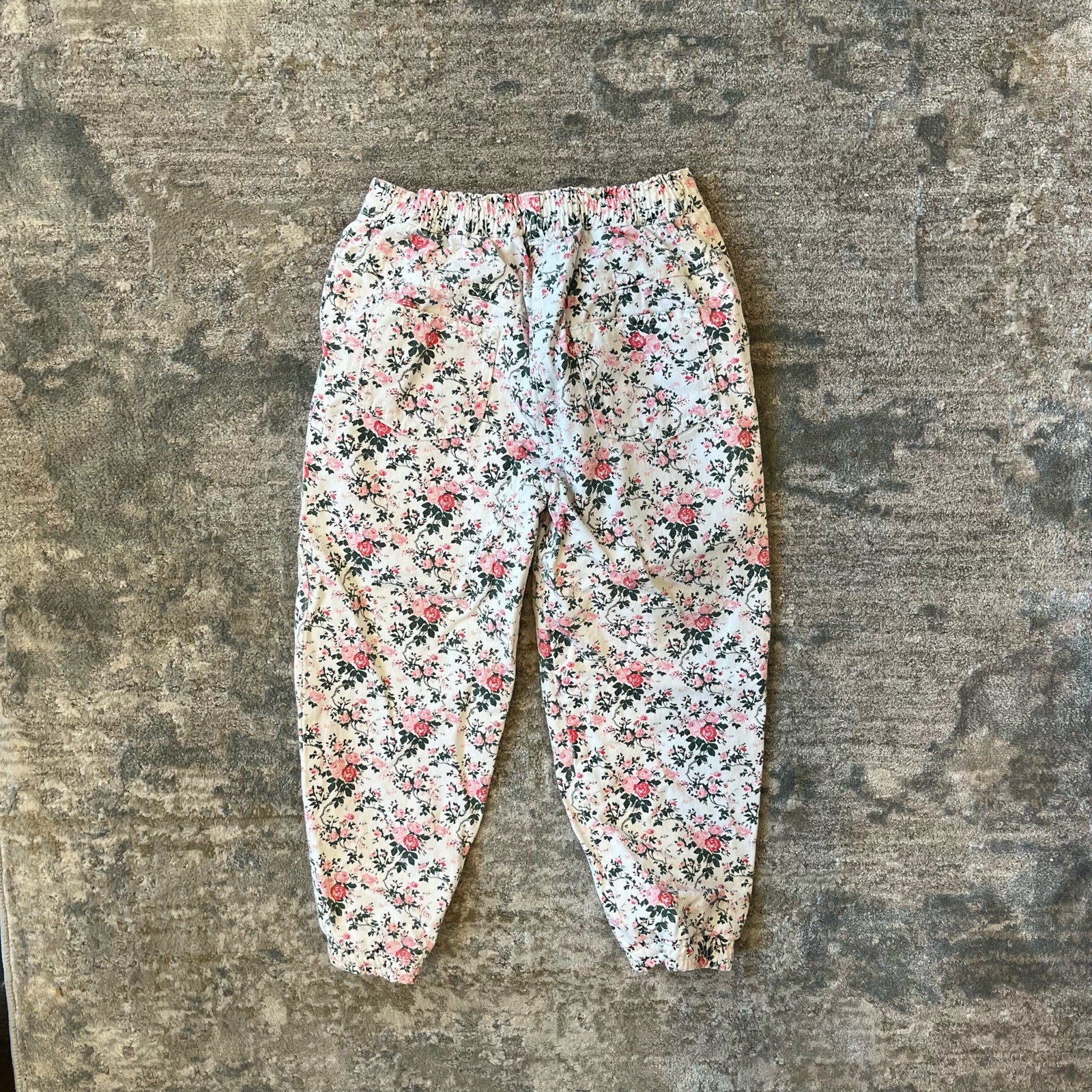 Vintage Bugle Boy Girls Floral Jeans 6