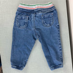 Load image into Gallery viewer, Mini Boden Pull on Jeans 6-12 Months
