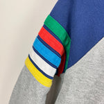 Load image into Gallery viewer, Mini Boden Rainbow Stripe Hoodie Grey Marl 11-12
