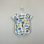 Load image into Gallery viewer, Vintage Carter's Wild Zoo Animal Romper 0-3 Months

