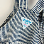 Load image into Gallery viewer, Vintage OshKosh B'gosh Striped Acid Wash Shortall Romper 6 USA
