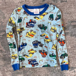 Load image into Gallery viewer, Hanna Andersson Construction Site Long John Pajamas 130 cm 8
