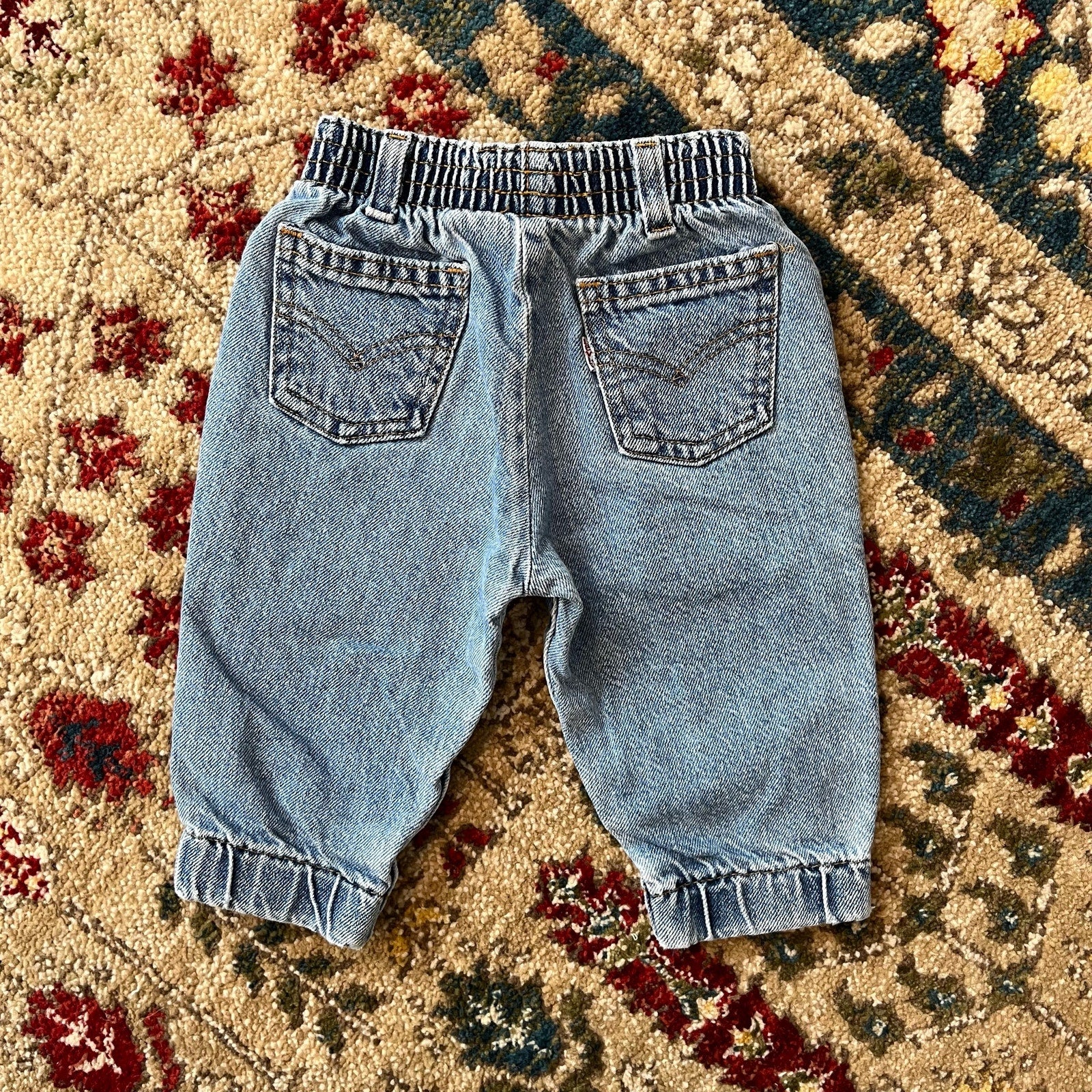 Vintage Little Levi's Blue Jeans 12 Months USA