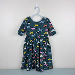 Load image into Gallery viewer, Hanna Andersson Green Galloping Horse Dress 130 cm 8
