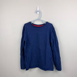 Load image into Gallery viewer, Mini Boden Supersoft Long-Sleeved T-Shirt Navy Blue 9-10
