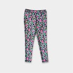 Load image into Gallery viewer, Lilly Pulitzer Girls Mini Weekender Luxletic Legging Low Tide Navy Garden Variety L 8-10
