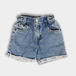 Load image into Gallery viewer, Vintage Levi's Cinched Waist Blue Jean Shorts 6
