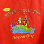 Load image into Gallery viewer, Vintage Y2K Disney Tigger's River Ridin' Fun Adventure Camp Bodysuit 12 Months
