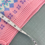 Load image into Gallery viewer, Vintage Picame Pink Fair Isle Sweater 10/12 USA
