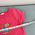 Load image into Gallery viewer, Vintage Heathtex Short Sleeve Pink Fish Pointelle T-Shirt 2T
