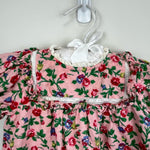 Load image into Gallery viewer, Mini Boden Occasion Printed Dress Rambling Rose Floral Lace 0-3 Months
