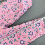 Load image into Gallery viewer, Vintage OshKosh B'gosh Pink Floral Bow Overalls 3T USA
