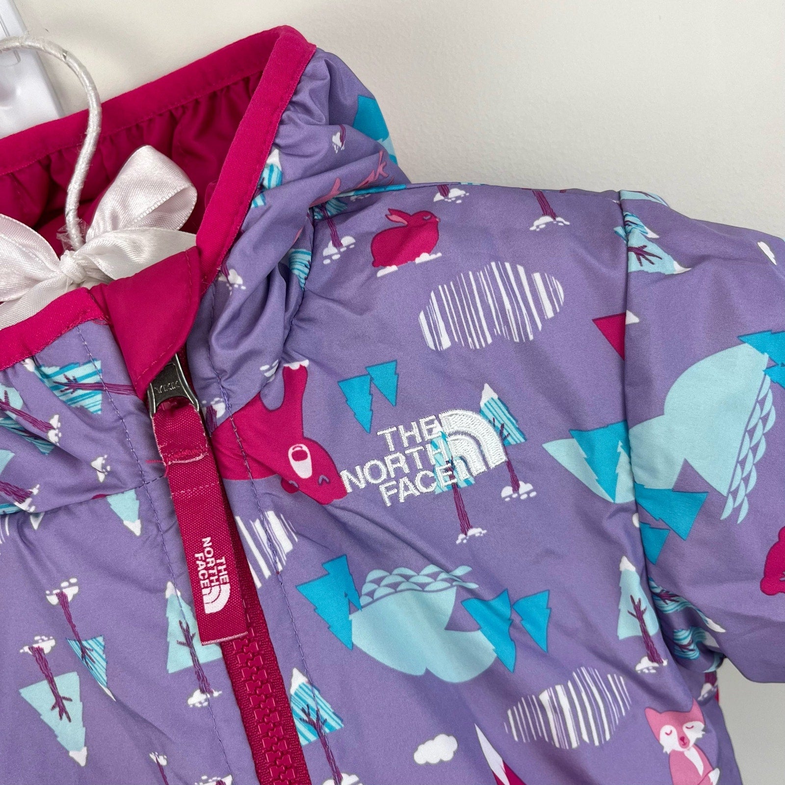 The North Face Girls Reversible Perrito Jacket 3-6 Months