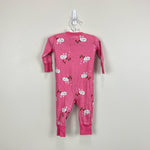 Load image into Gallery viewer, Hanna Andersson Pink Bunny Rabbit PJs 60 cm 6-9 Months
