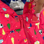 Load image into Gallery viewer, Columbia Snuggly Bunny Bunting Down Snow Suit Woodland Friends 12 Months
