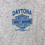 Load image into Gallery viewer, Vintage Harley Davidson Gray Blue Flag T-Shirt Toddler USA
