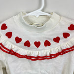 Load image into Gallery viewer, Vintage Little Topsys Ruffle Heart Sweatshirt 6
